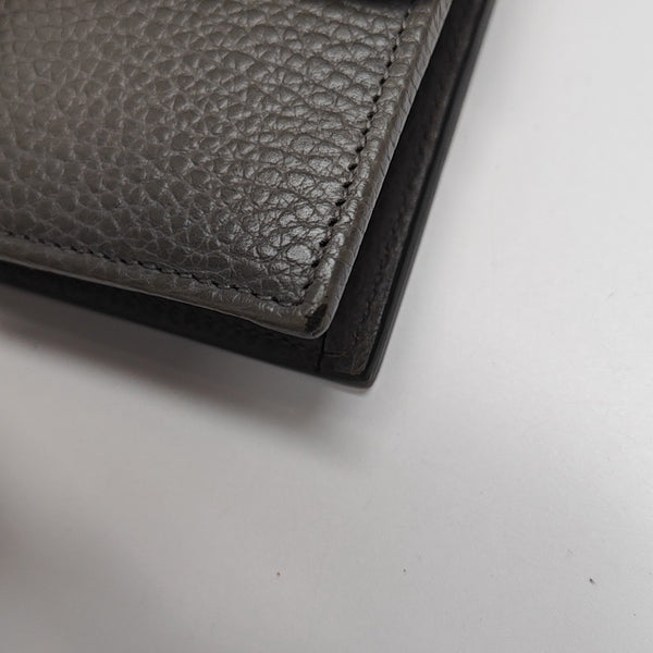 Interlocking G Small Calfskin Gray