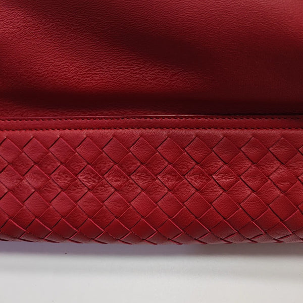 Calfskin Shoulder Bag Orange