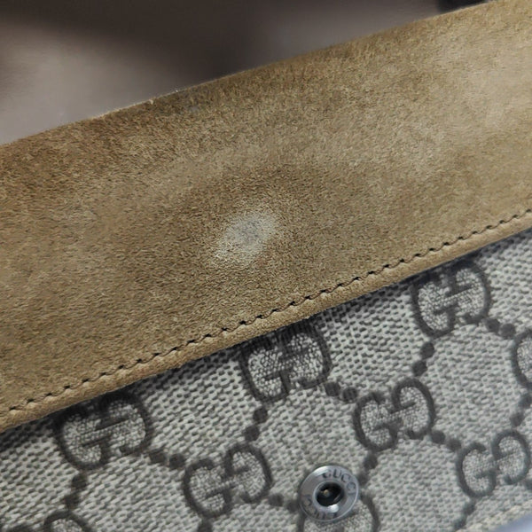 Dionysus Super Mini Monogram Coated Canvas Beige