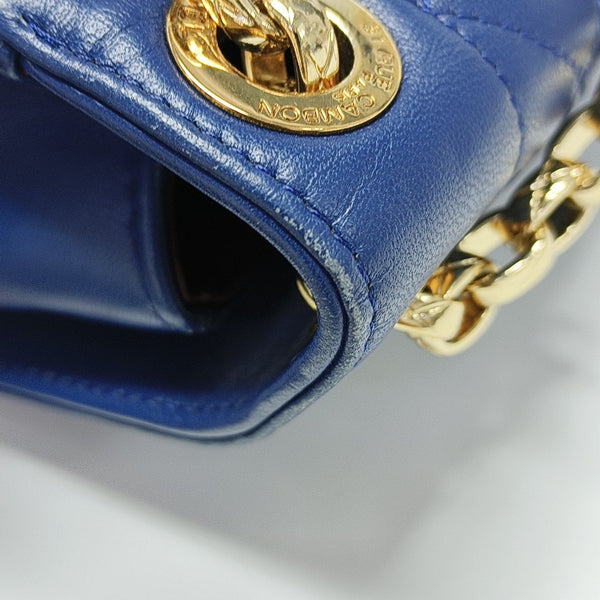 Quilted Lambskin Blue