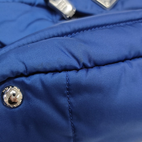 Nylon Quilted Nylon Blue
