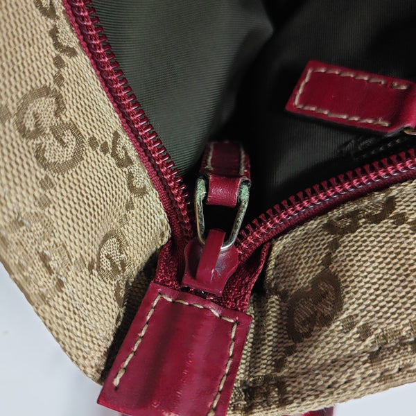 Monogram Canvas Shoulder Bag Beige