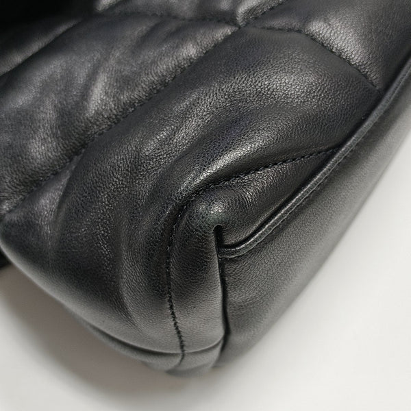 PUFFER Small Quilted Lambskin Black