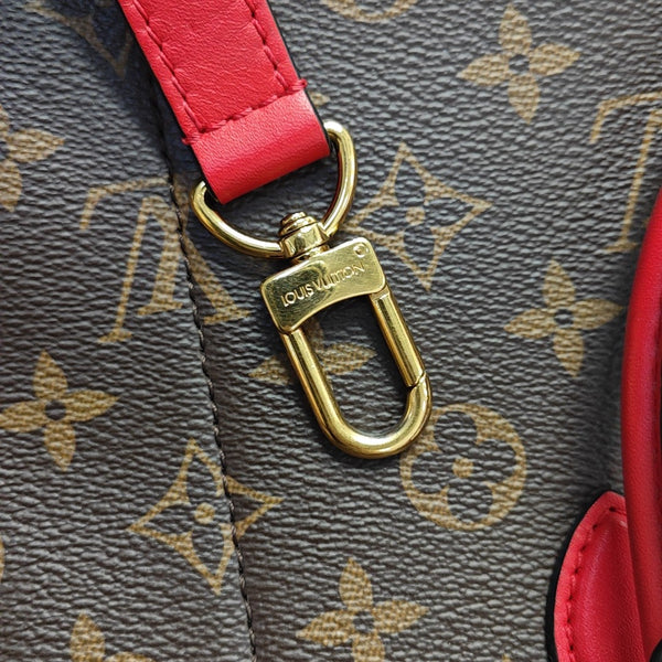 FLOWER Monogram Coated Canvas Brown