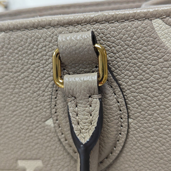 ONTHEGO PM Monogram Calfskin Gray