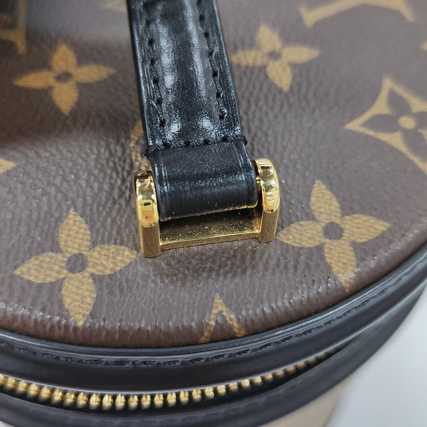 CANNES PM Monogram Coated Canvas Brown