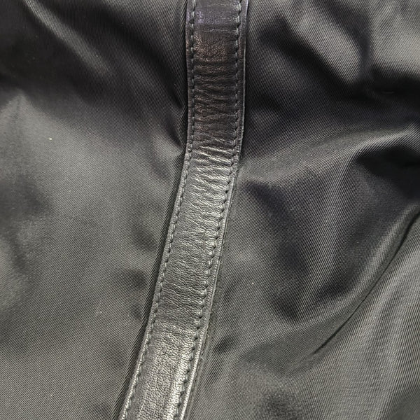 Nylon Shoulder Bag Black