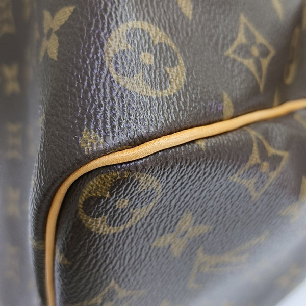 SPEEDY 35 Monogram Coated Canvas Brown