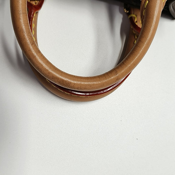 SAC PLAT Mini Monogram Coated Canvas Brown