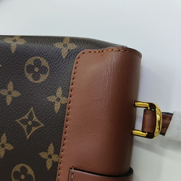 LOCKY BB Monogram Coated Canvas Brown