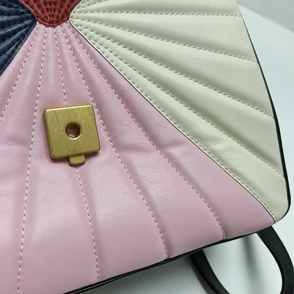Queen Margaret Quilted Calfskin Multicolor