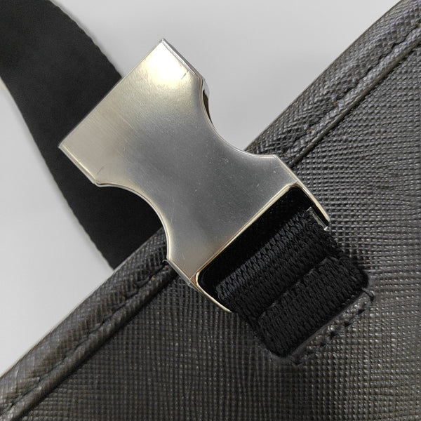 Nylon Shoulder Bag Black
