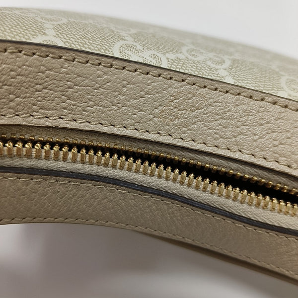 Monogram Coated Canvas Shoulder Bag Beige