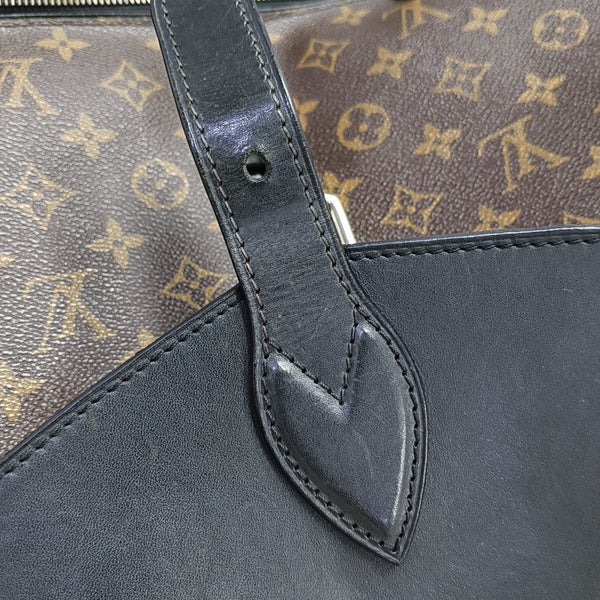 PALK Monogram Coated Canvas Brown
