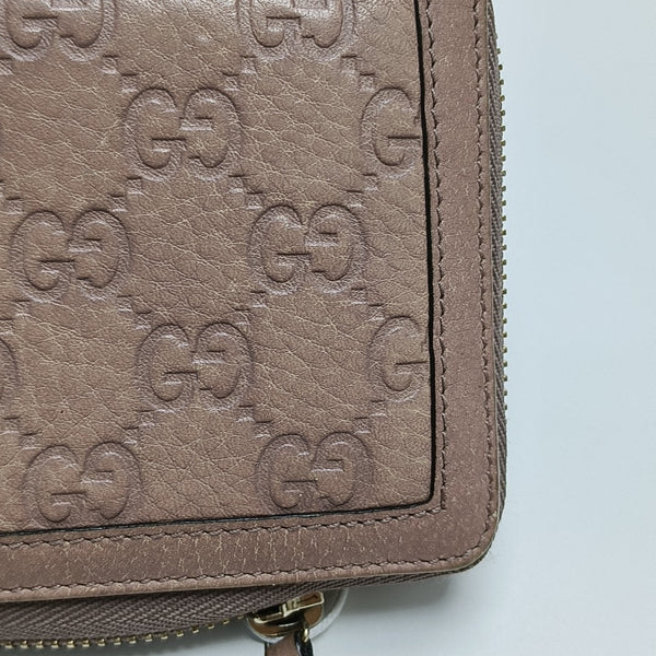 Monogram Calfskin Wallet Pink