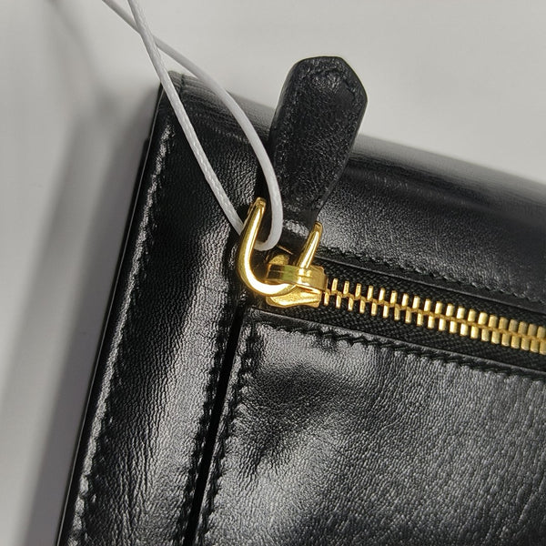 Leather Clutch Black