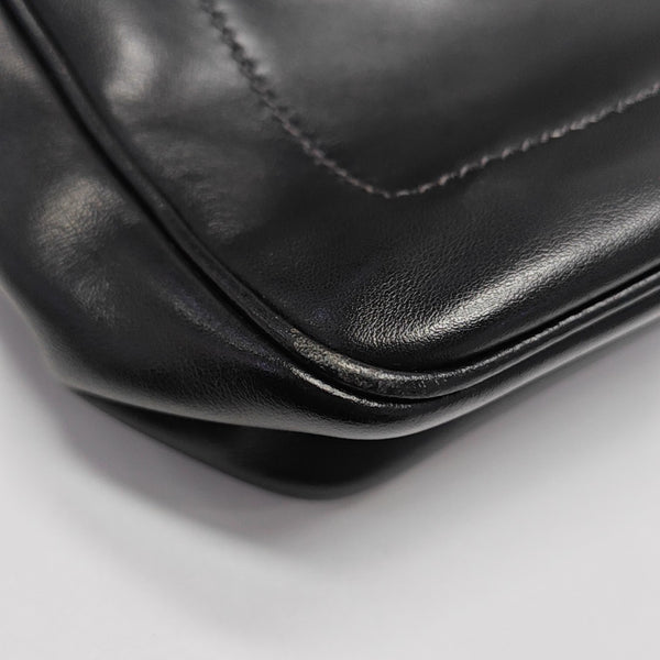 Calfskin Shoulder Bag Black