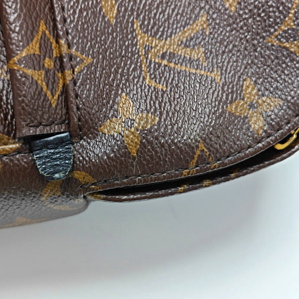 PALM SPRINGS Mini Monogram Coated Canvas Brown