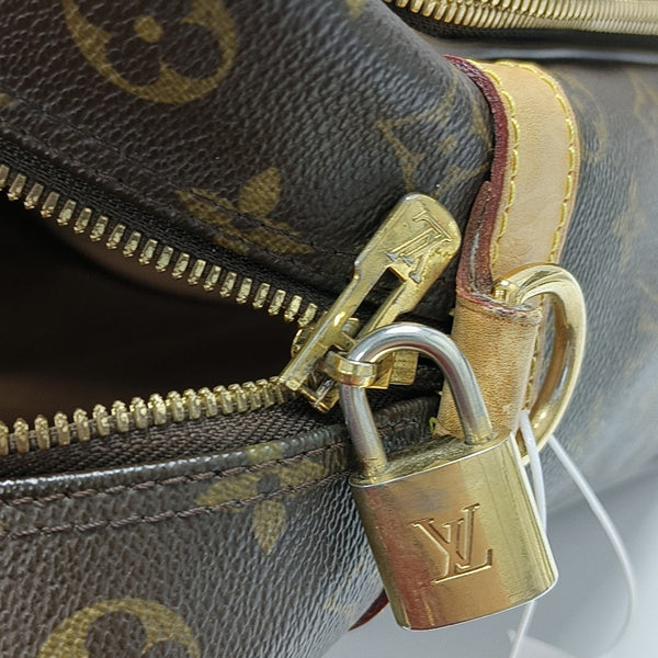 ICARE Monogram Coated Canvas Brown
