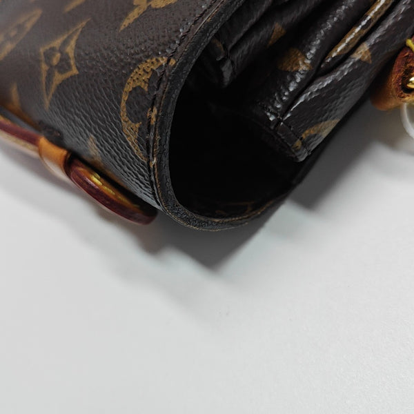 MÉTIS MM Monogram Coated Canvas Brown