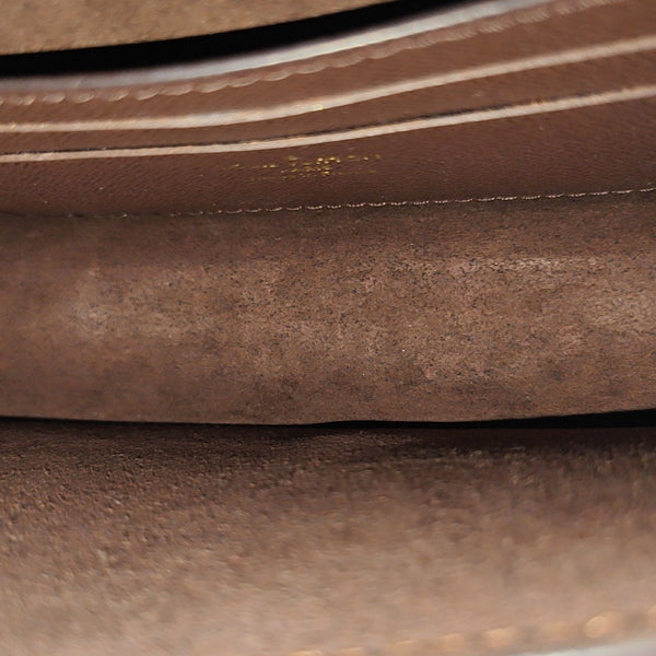 Lily Monogram Coated Canvas Brown