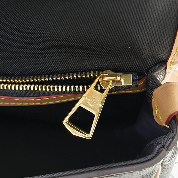 DIANE Monogram Coated Canvas Brown