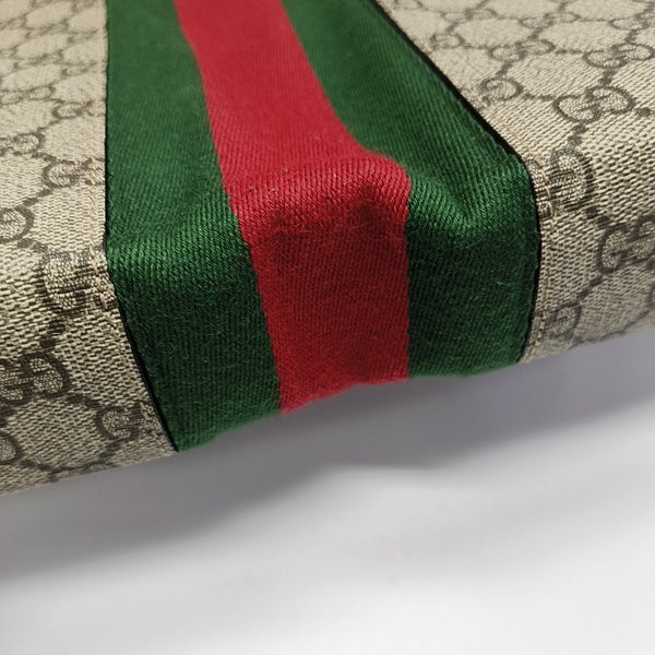 GG Supreme Monogram Coated Canvas Black