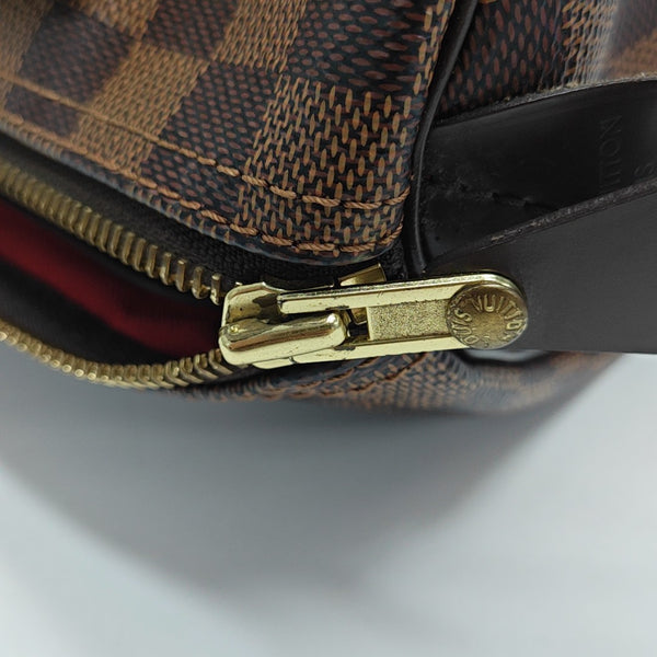 SPEEDY 25 Damier Ebene Coated Canvas Brown