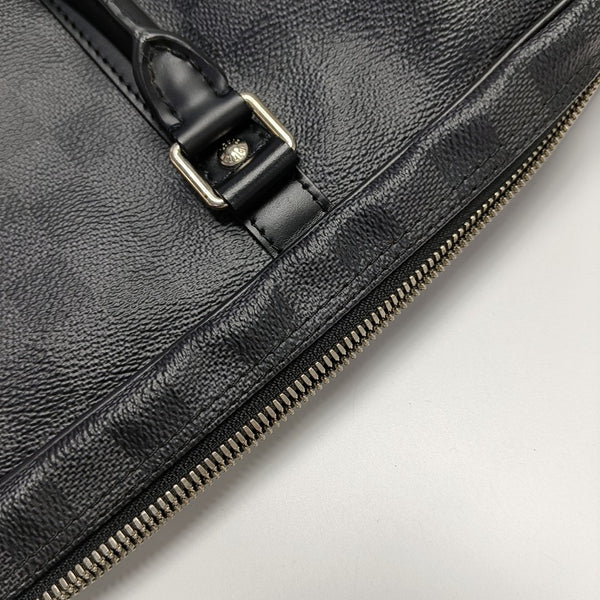 PORTE-DOCUMENTS Damier Graphite Coated Canvas Black