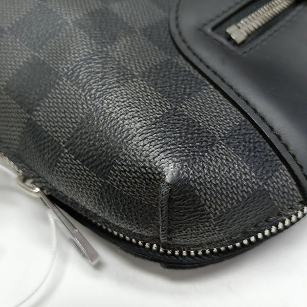 PORTE-DOCUMENTS Damier Graphite Coated Canvas Black