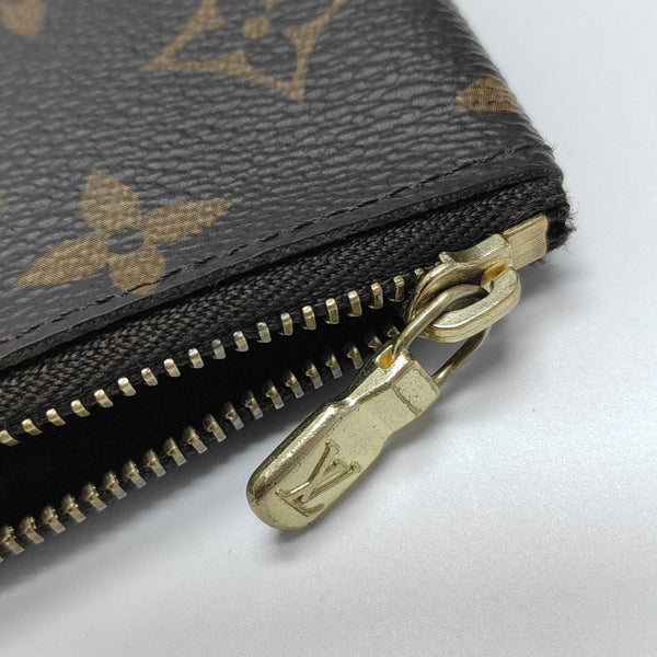 Monogram Coated Canvas Card Holder Brown