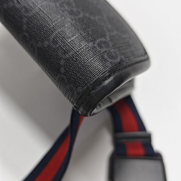 Neo Vintage Monogram Coated Canvas Black