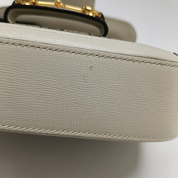 Horsebit 1955 Mini Coated Canvas Beige