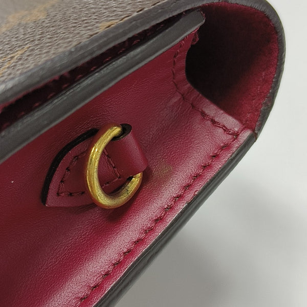 FLORE Monogram Coated Canvas Brown
