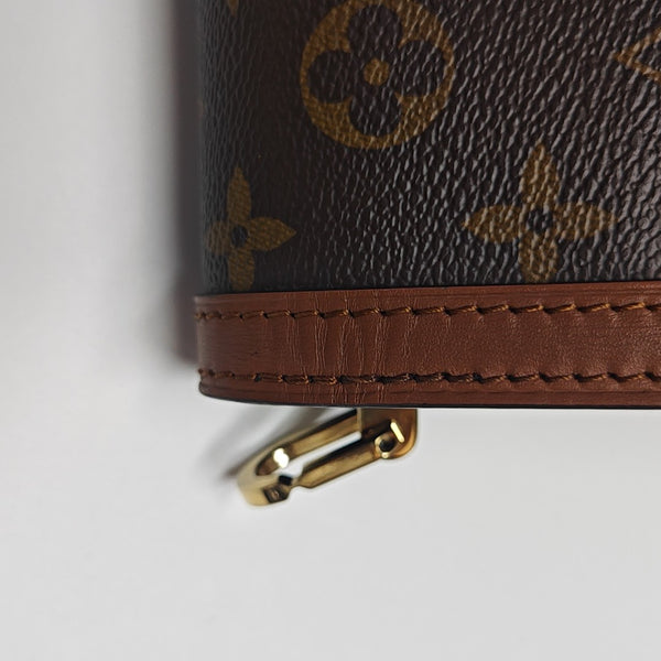 DAUPHINE MM Monogram Coated Canvas Brown