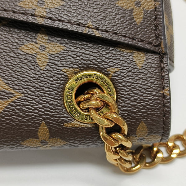 PASSY Monogram Coated Canvas Brown