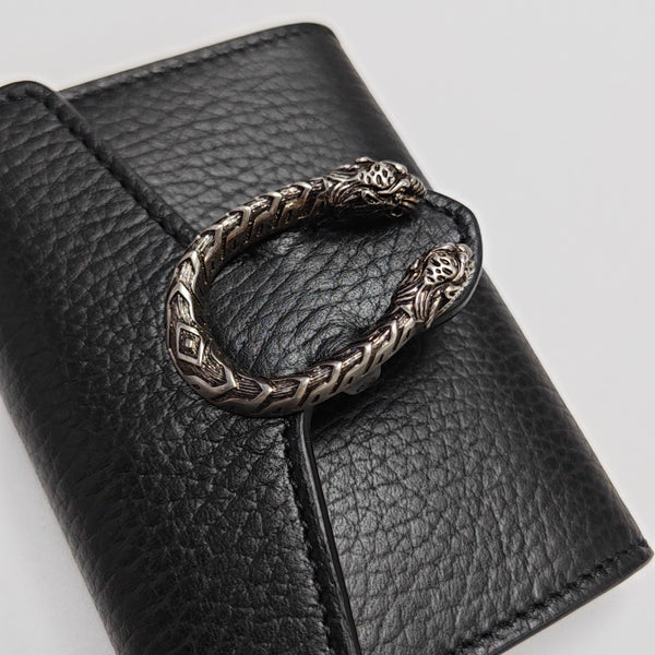 Cartera Dionysus Mini de piel de becerro negra