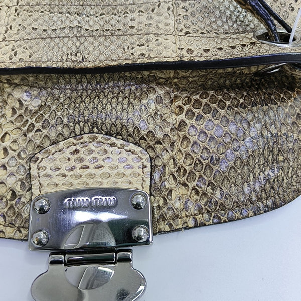 Canvas Shoulder Bag Beige