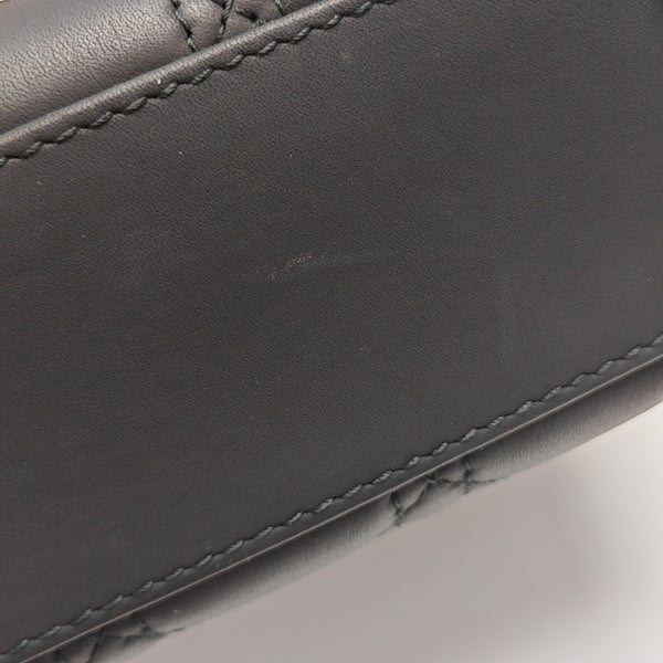 Lady Dior Mini Cannage Calfskin Black