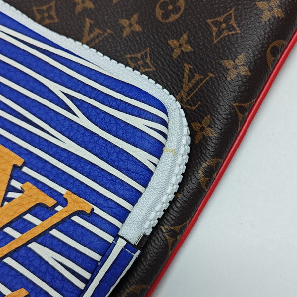 MULTIPOCKET Monogram Coated Canvas Brown