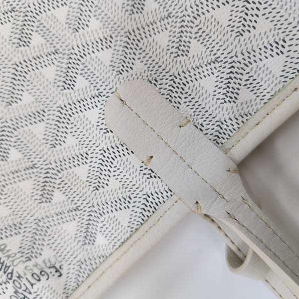 Anjou Mini Coated Canvas White