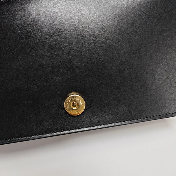 Calfskin Shoulder Bag Black