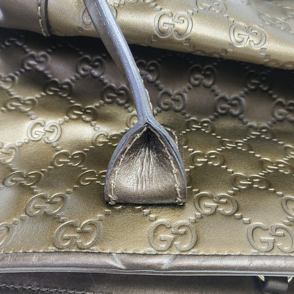 Heart Bit Monogram Calfskin Brown