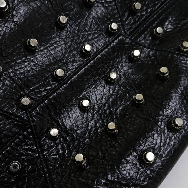 Leather Tote Bag Black