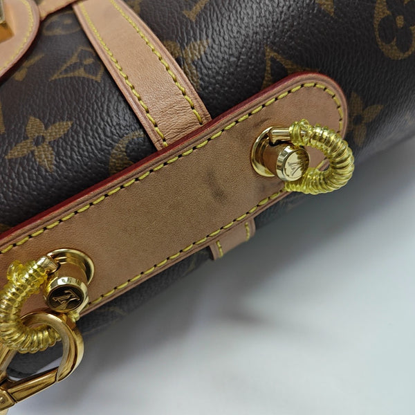 DUFFLE Monogram Coated Canvas Brown