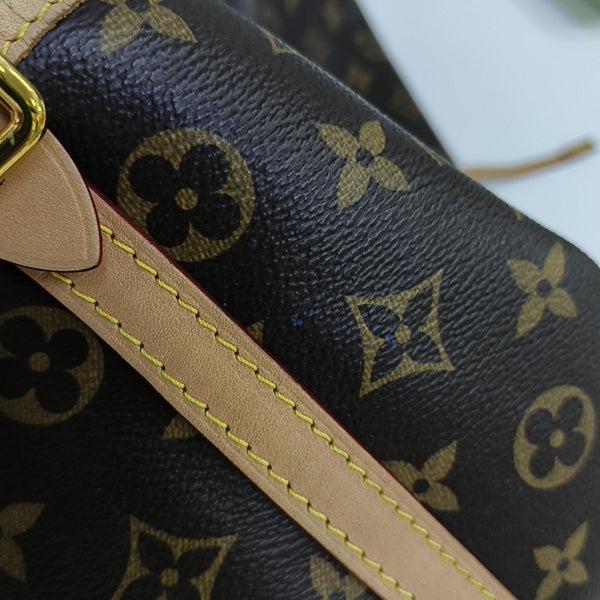CARRYALL MM Monogram Coated Canvas Brown
