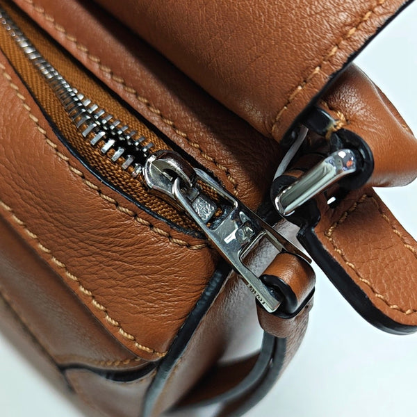 Authenticated pre-owned Puzzle Nano Calfskin Brown - Shoulder Bag at Looply