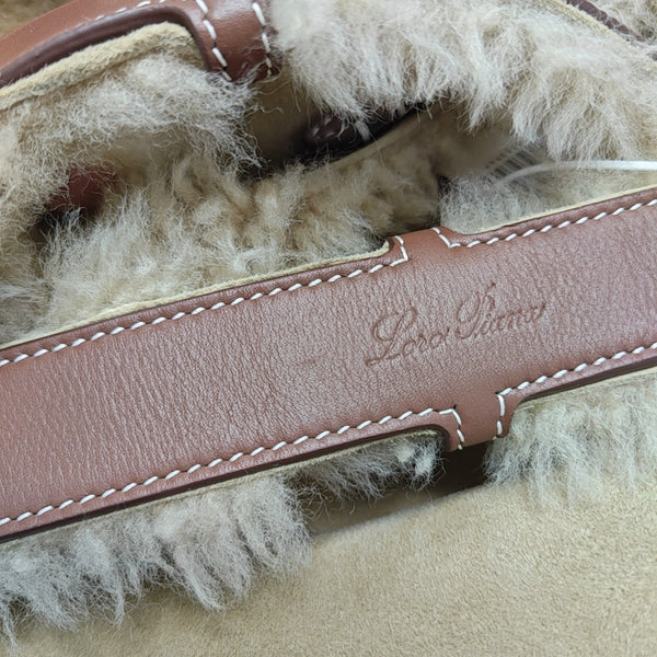 Sheepskin Bucket Bag Brown