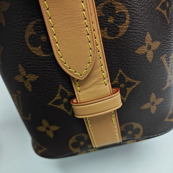 ALL IN Monogram Coated Canvas Brown