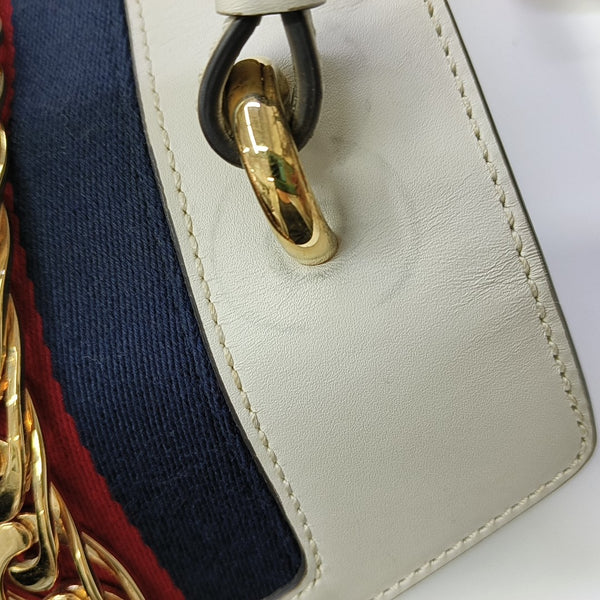 Sylvie Mini Calfskin White